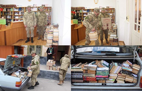 Тернополяни зібрали для військовослужбовців понад 600 книг